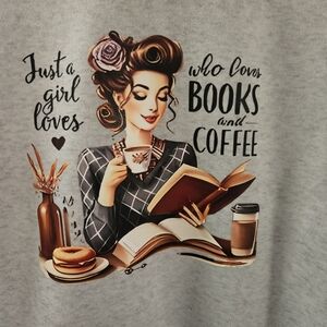 Custom Graphic Sweater 1/4 zip NWOT